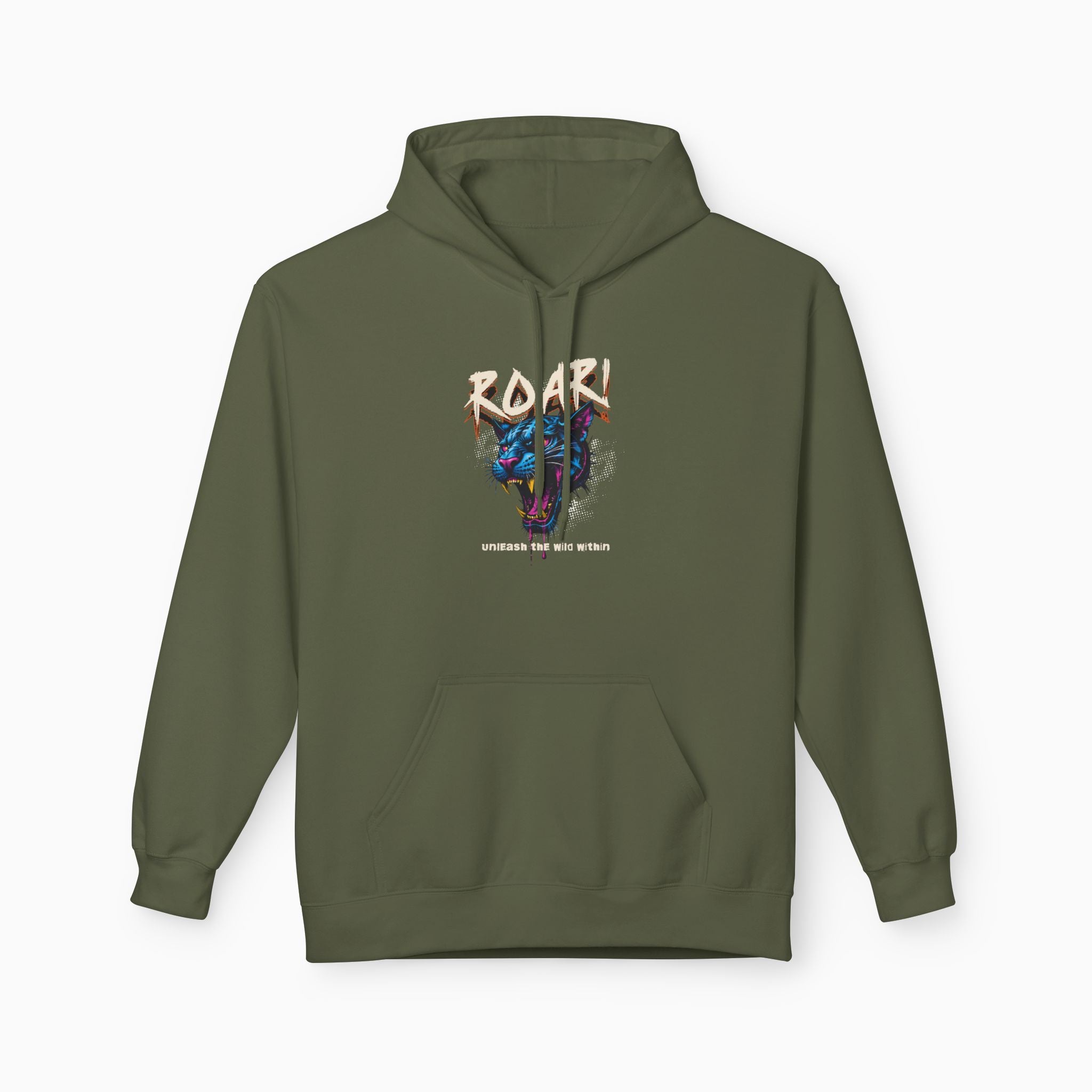 Leopard Roar Unleash The Wild Within Unisex Hoodie