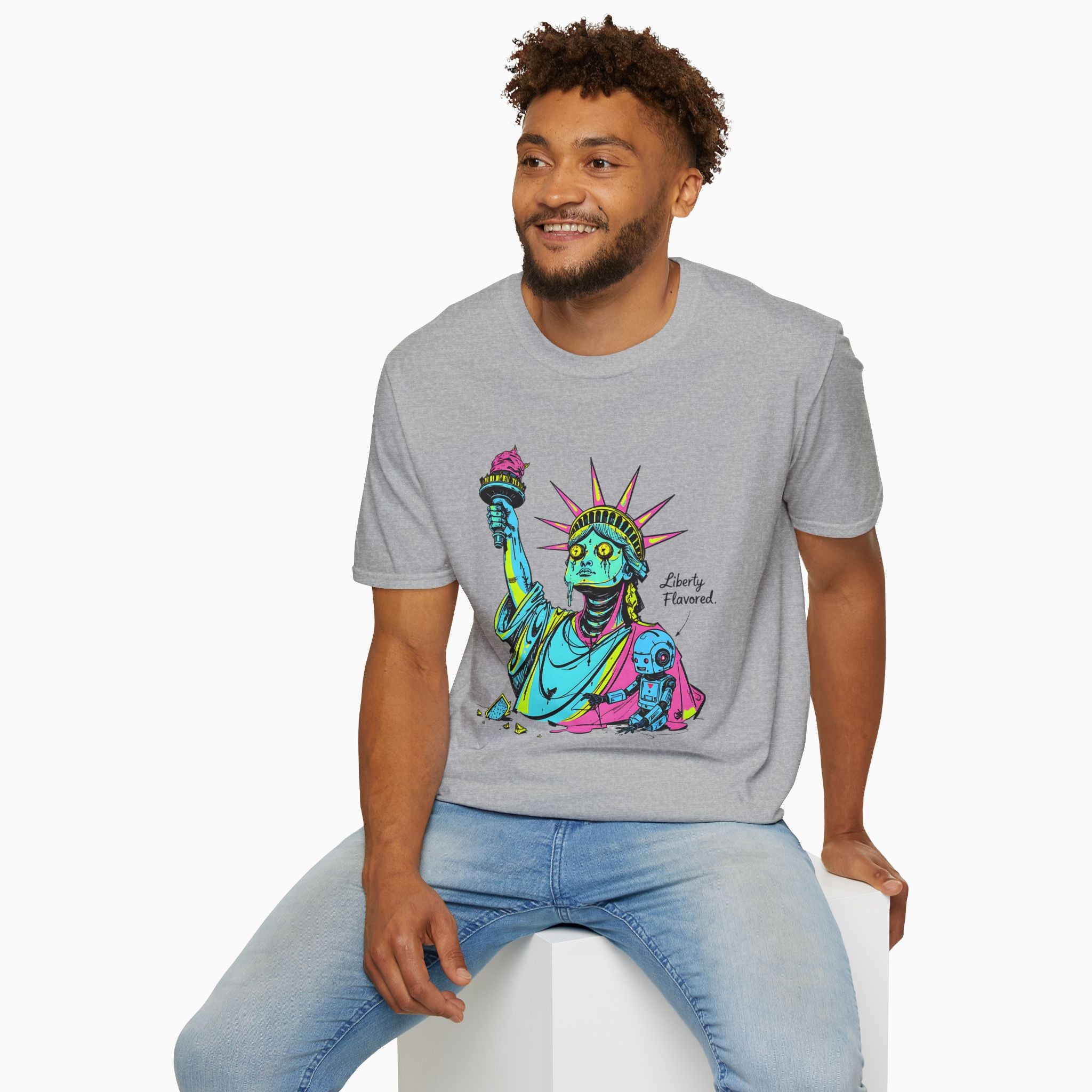 Statute of Liberty Dark Humor Unisex T-Shirt