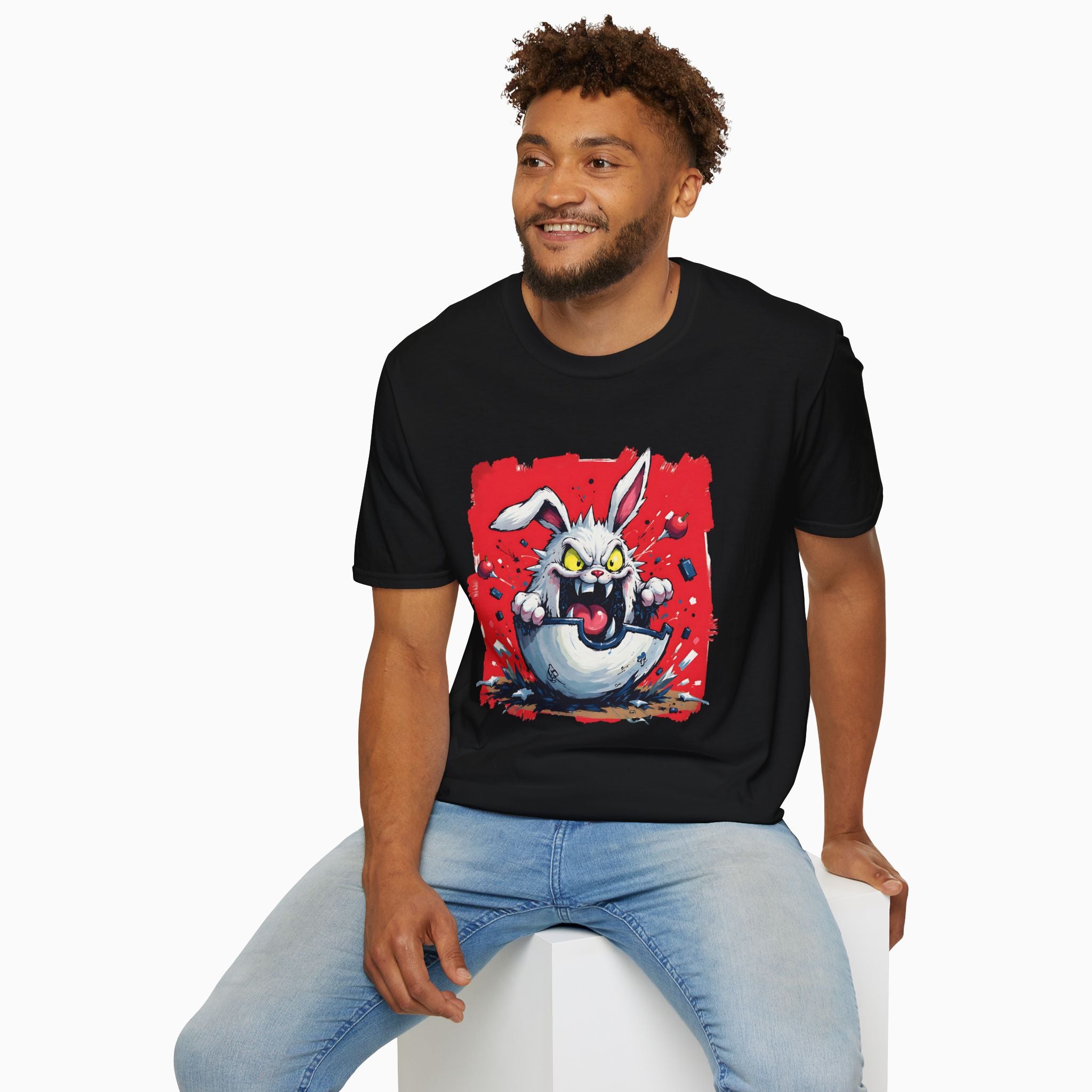 Crazy Rabbit Poké Ball Unisex T-Shirt